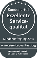 Siegel "Exzellente Servicequalität" Siegel "Exzellente Servicequalität"